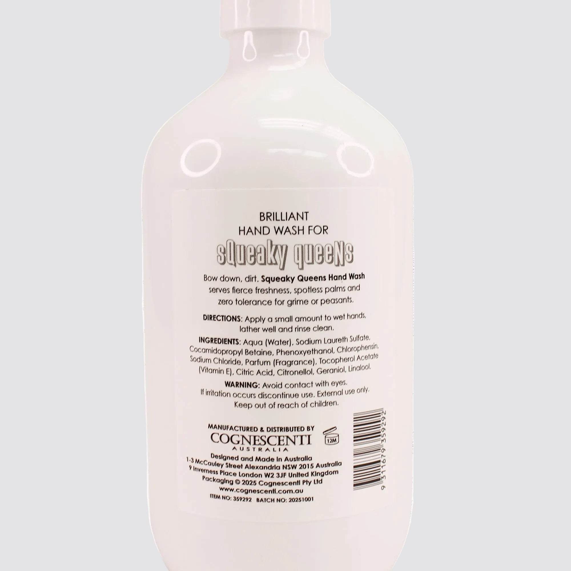 Handwash for 'Squeaky Queens'