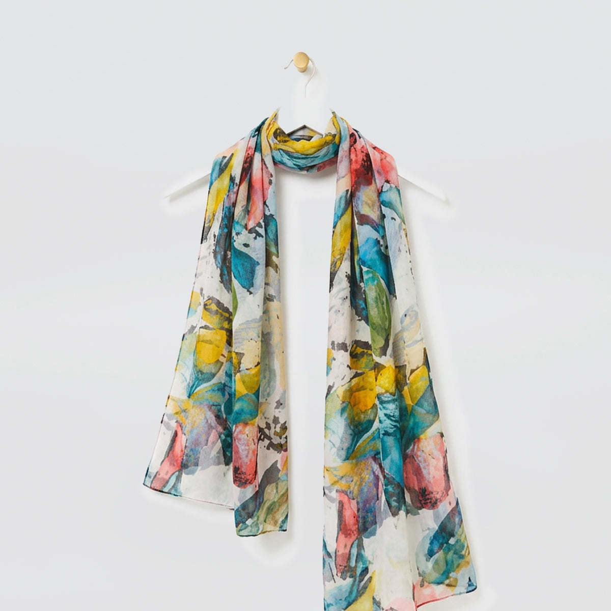 Abstract Chiffon Scarves