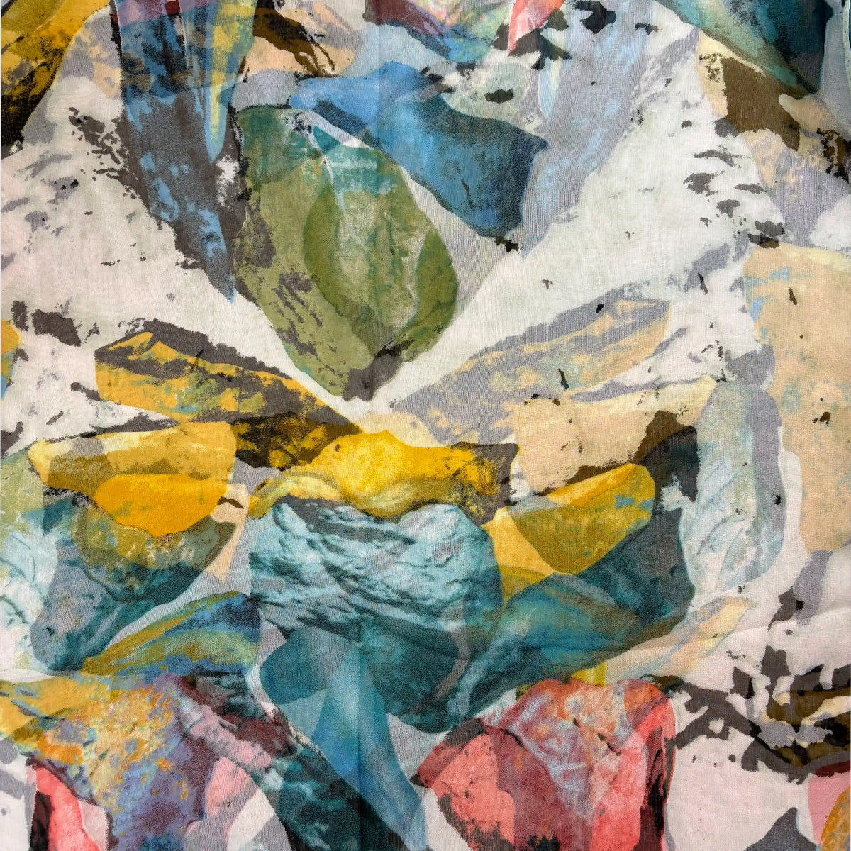 Abstract Chiffon Scarves