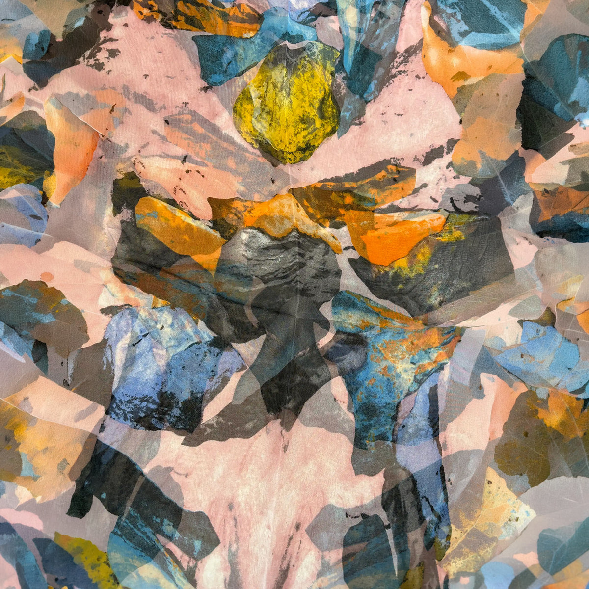 Abstract Chiffon Scarves