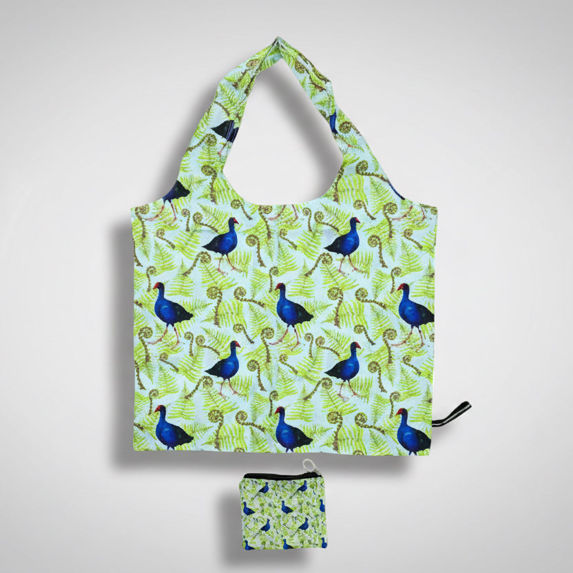 Pukeko & Fern Tote Shopper