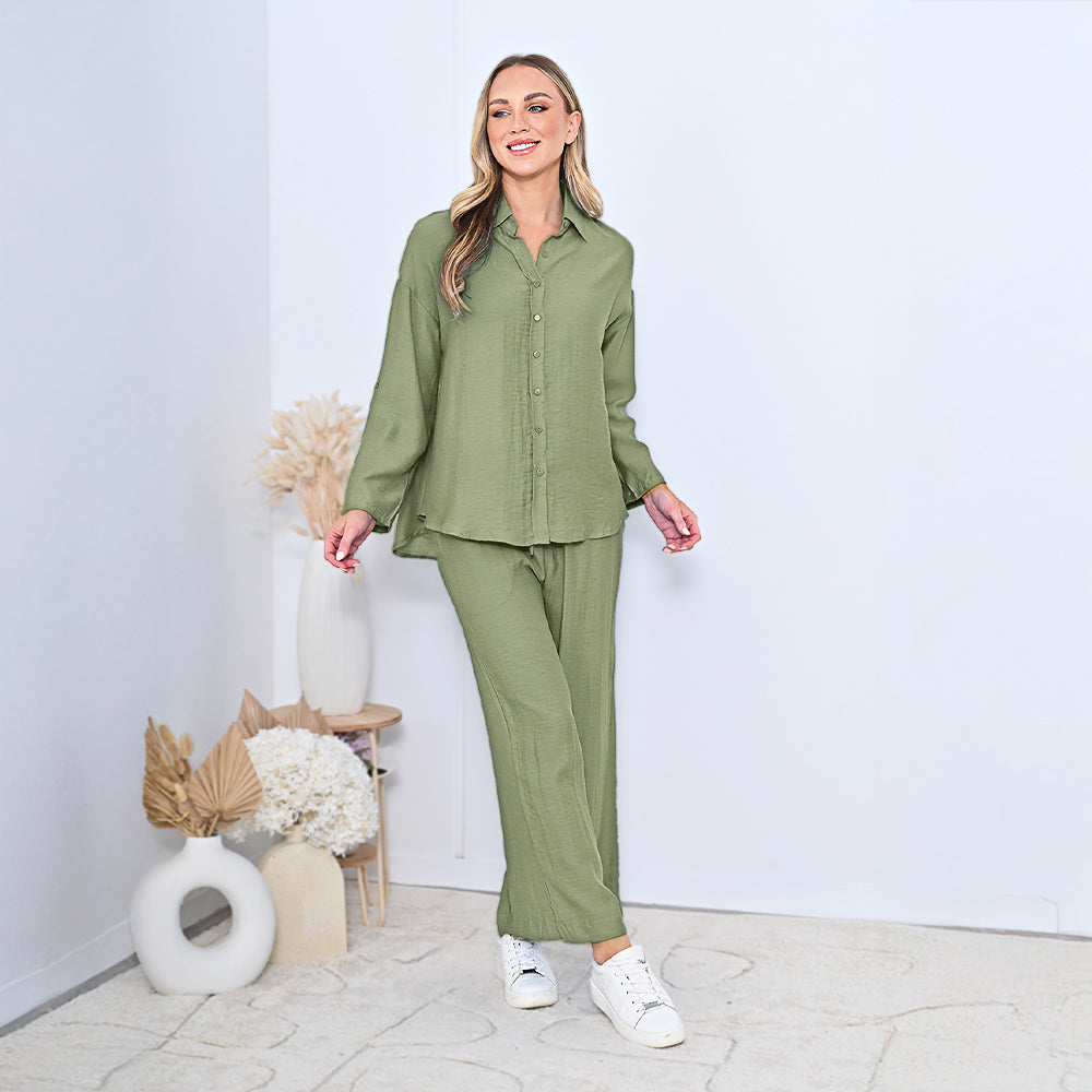 Cali&Co - Basic Long Sleeve Shirts