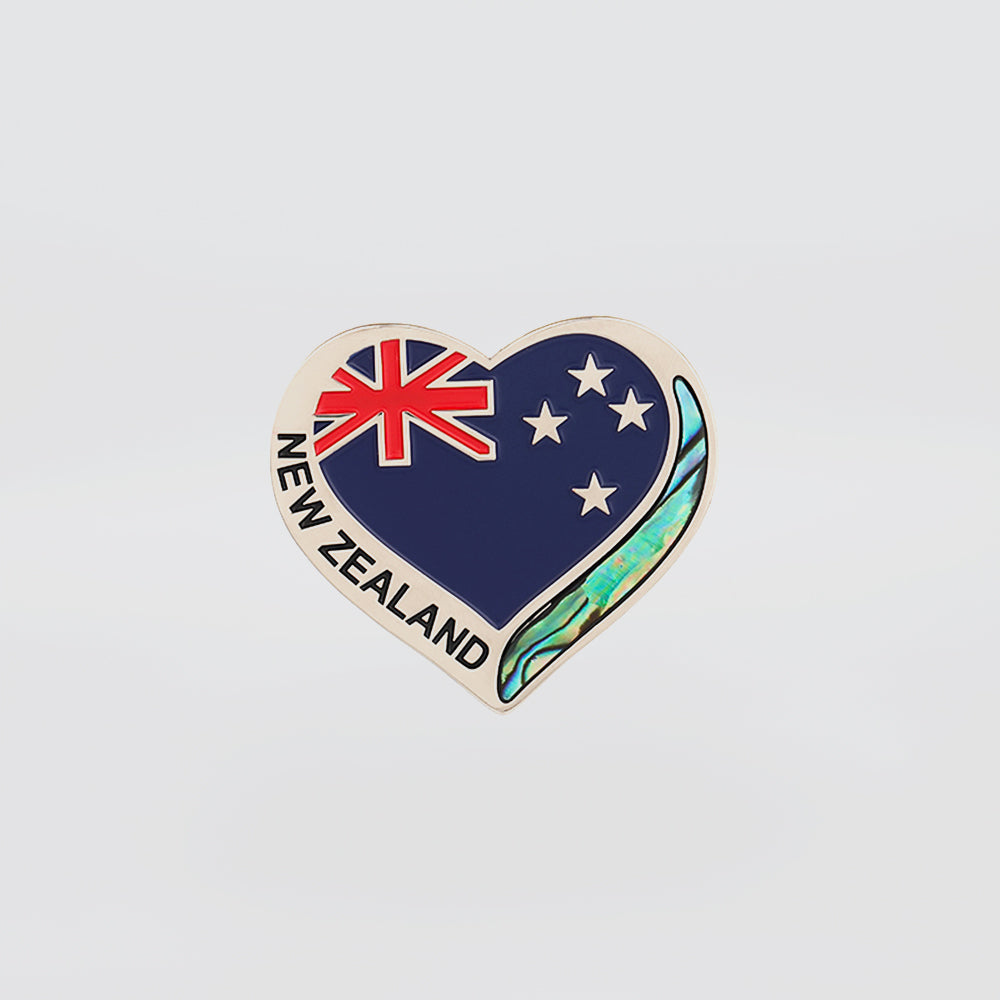 NZ Heart Flag Magnet
