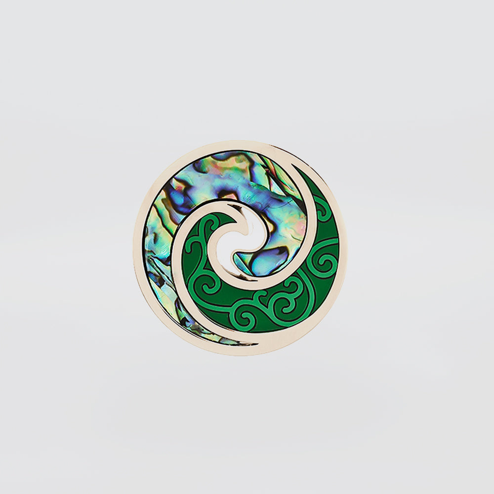 Paua Koru Spiral Magnet