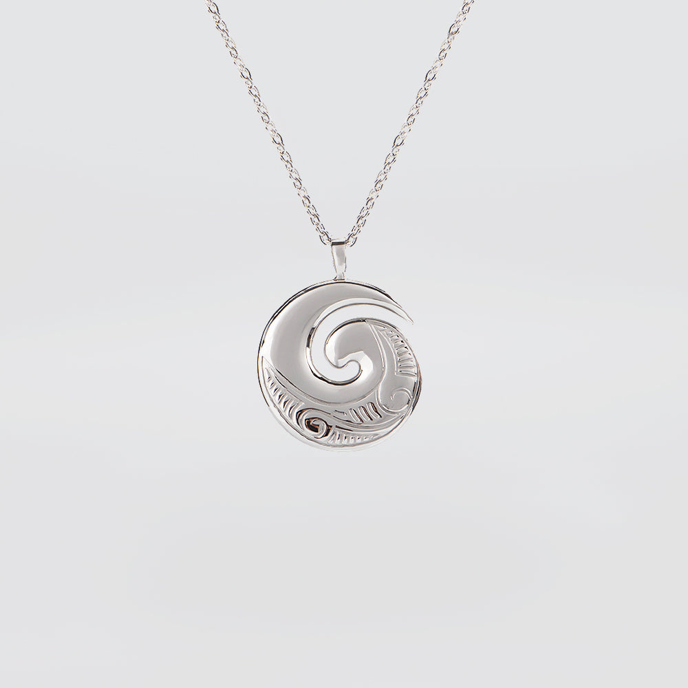 Stainless Steel Koru Pendant