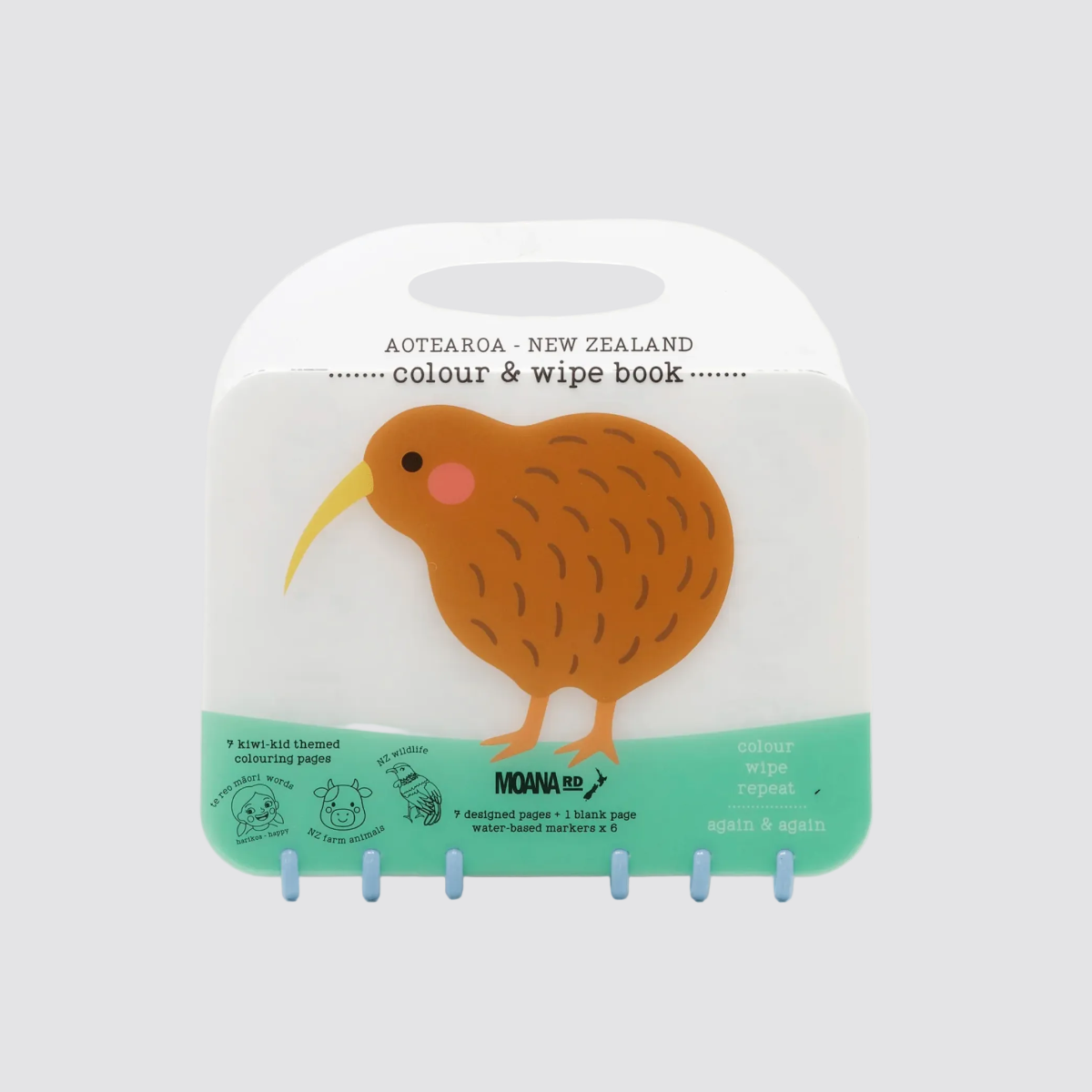 Moana RD - 'Colour & Wipe' Book