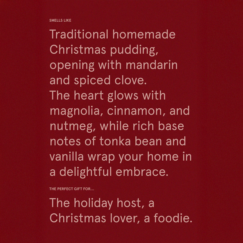The Aromatherapy Co. - 'Xmas Pud' Therapy Candle
