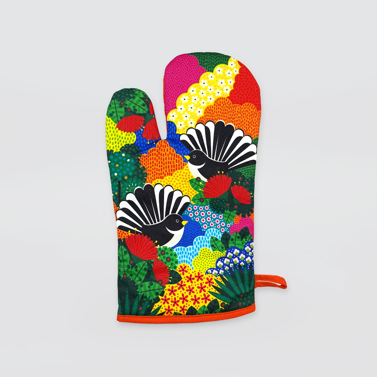 Oven Mitts - 'NZ Native Birds'
