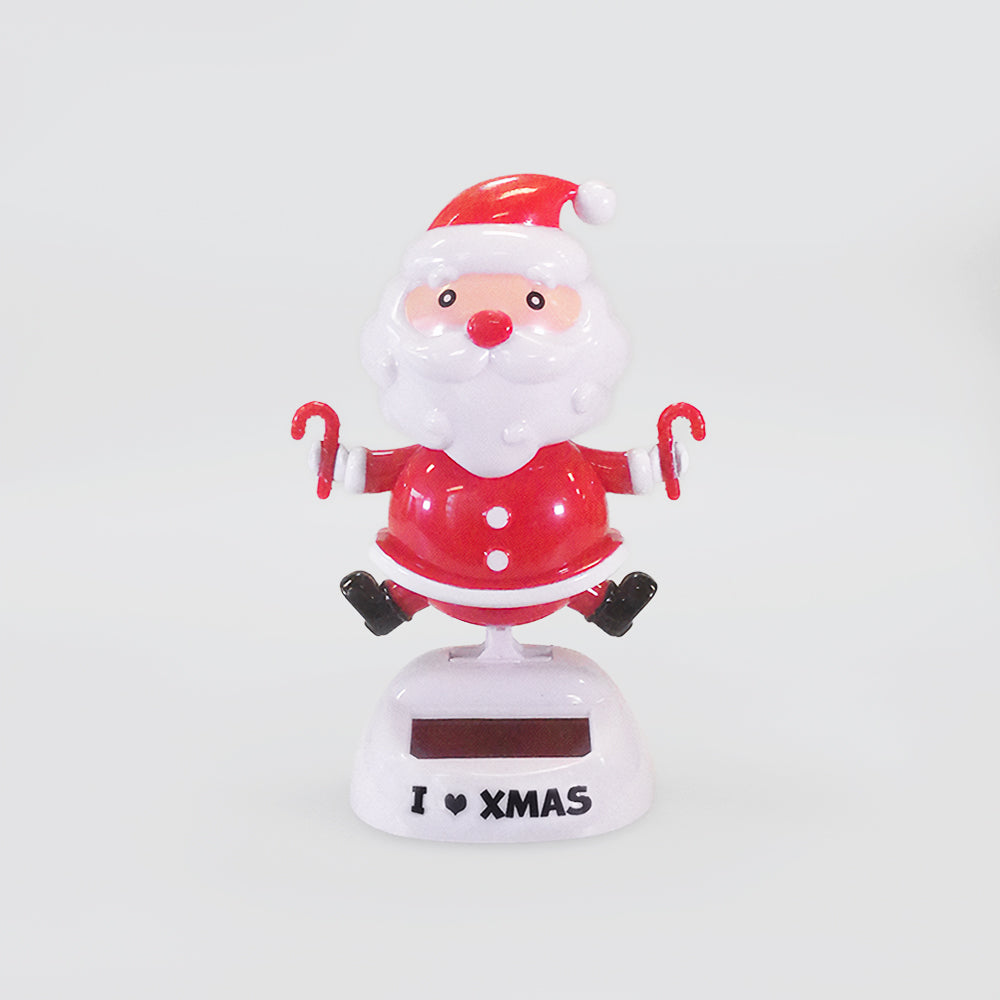 Various Personalised Solar Dancing Santas