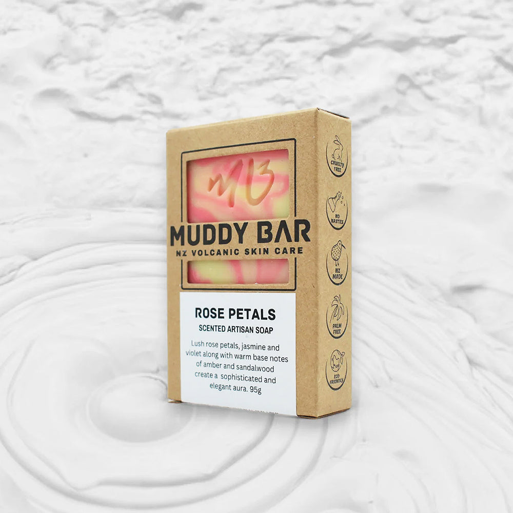 Muddy Bar - 'Rose Petals' Soap