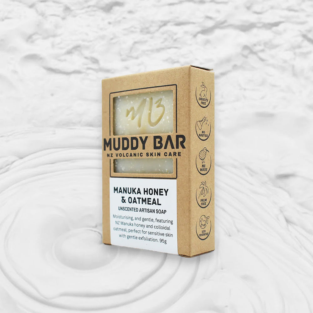 Muddy Bar - 'Manuka Honey & Oatmeal' Soap