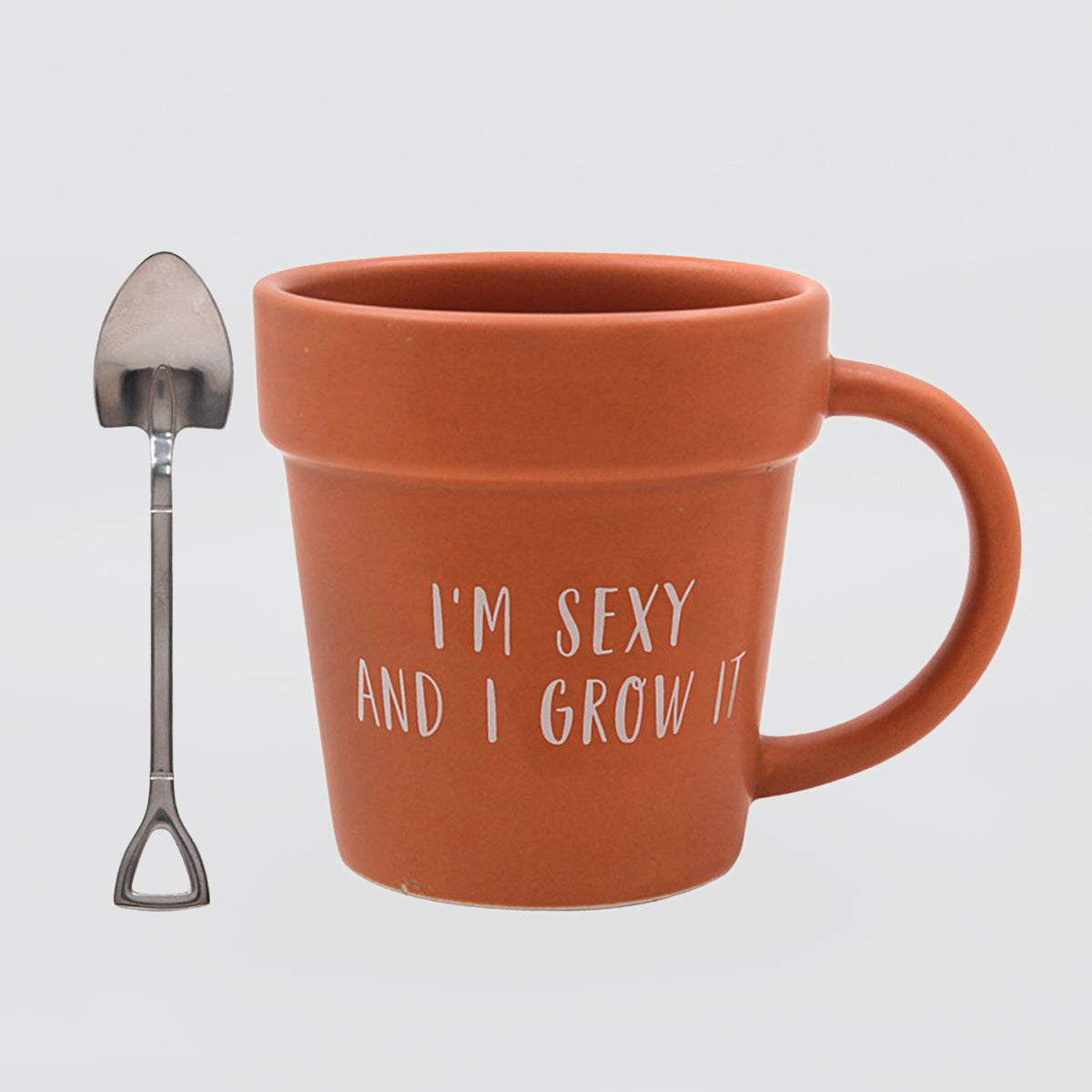 Mug & Spoon - 'I'm Sexy And I Grow It'