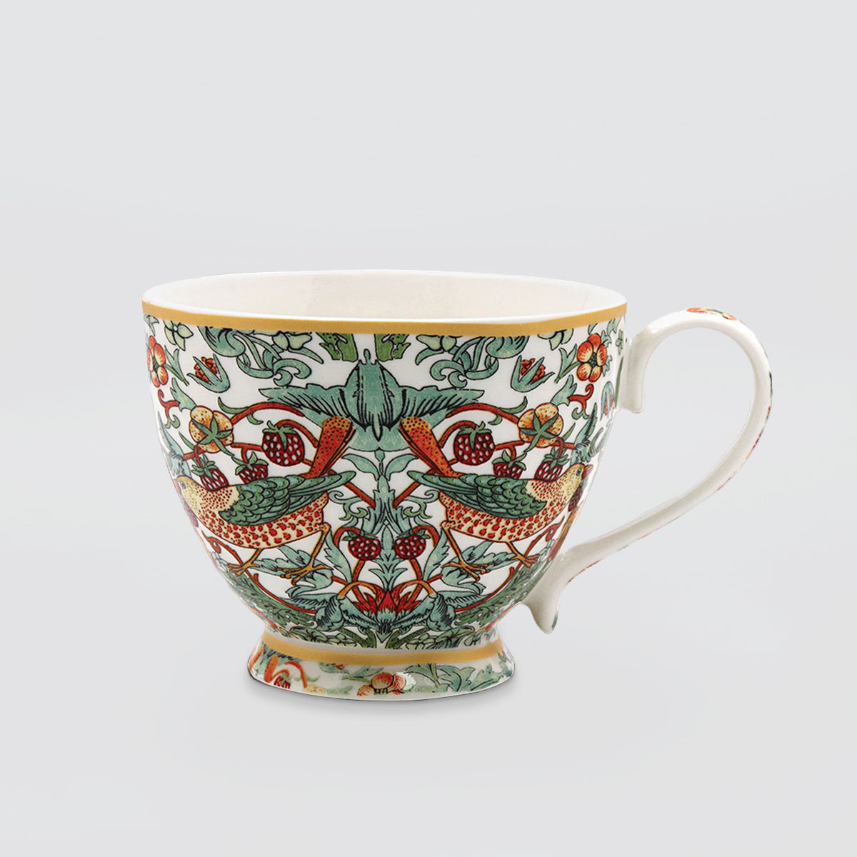 Strawberry Thief - Fine China Footed Mug
