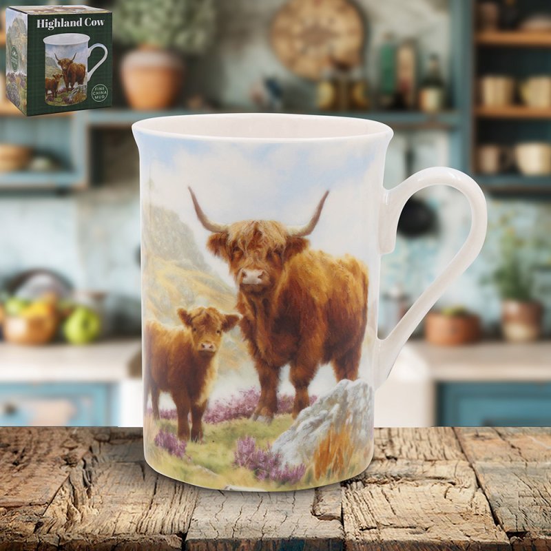 Highland Cow Mug - 11cm