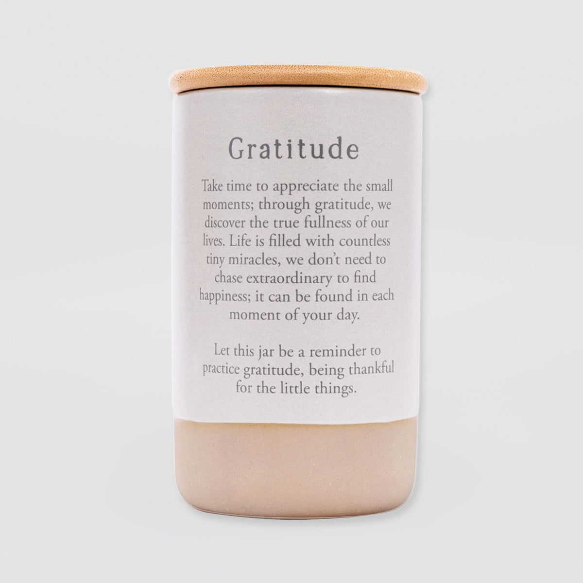 Heartfelt Memory Jar - 'Gratitude'