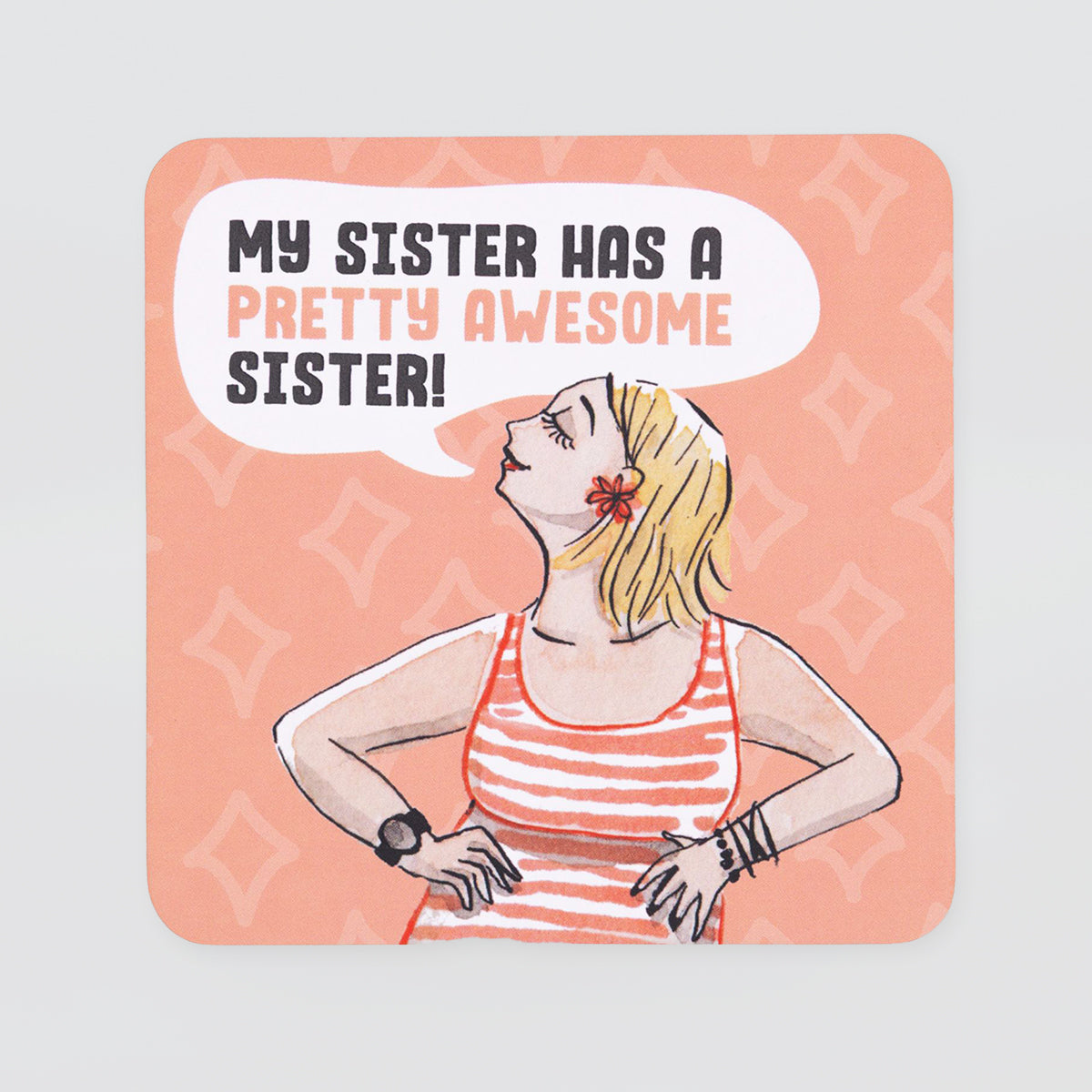 Funny Coaster - 'Sister'