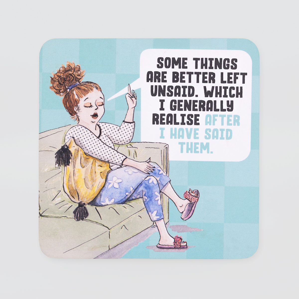 Funny Coaster - 'Unsaid'