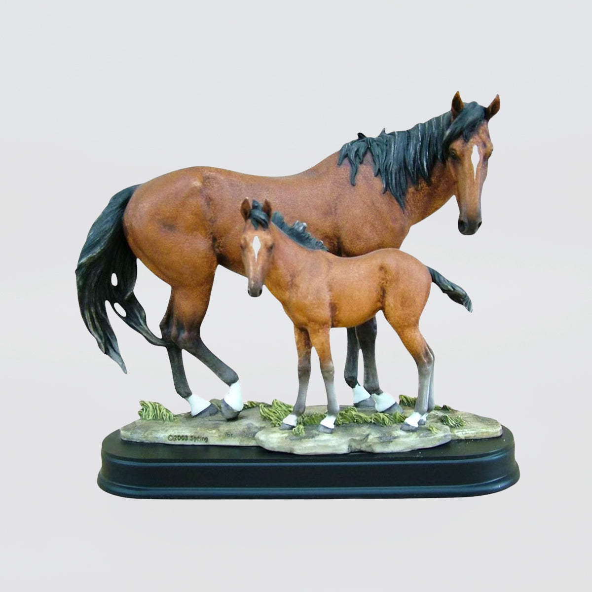 Figurine - 'Horse With Foul'