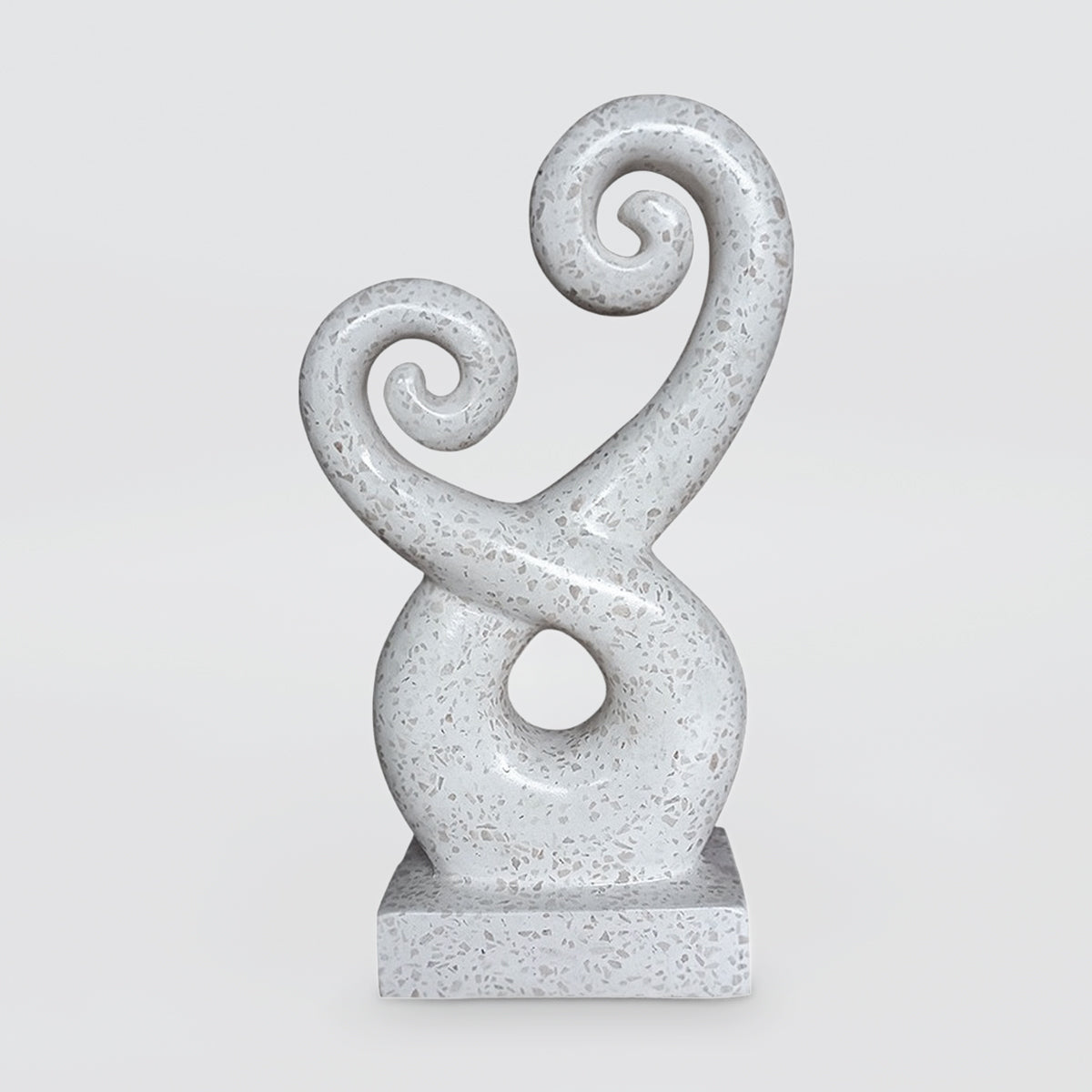 Terrazzo Entwined Koru Decor - 25cm