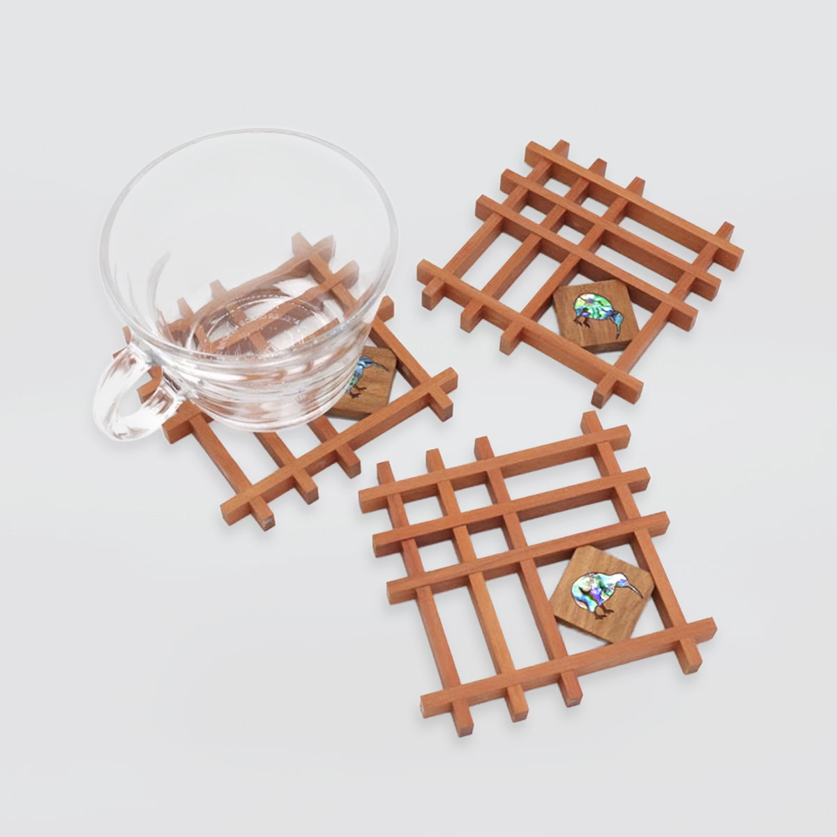 NZ-Themed Kumiko Coasters