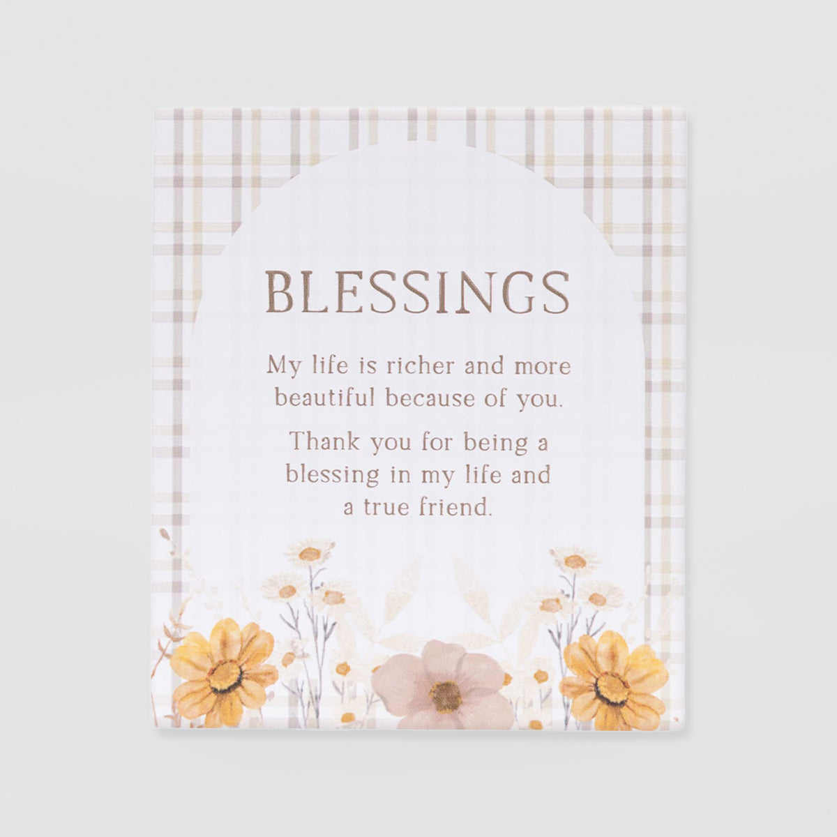 Heartfelt Plaque - 'Blessing' Plaque