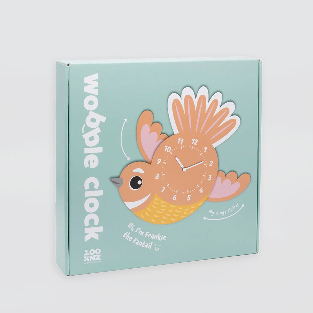 Wobble Clock - 'Frankie The Fantail'