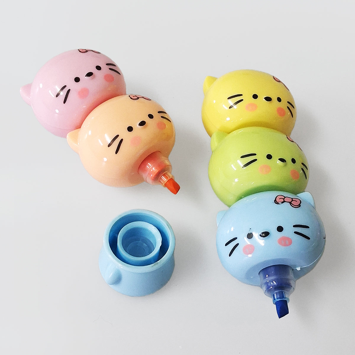 Cute Cat Highlighter Pens