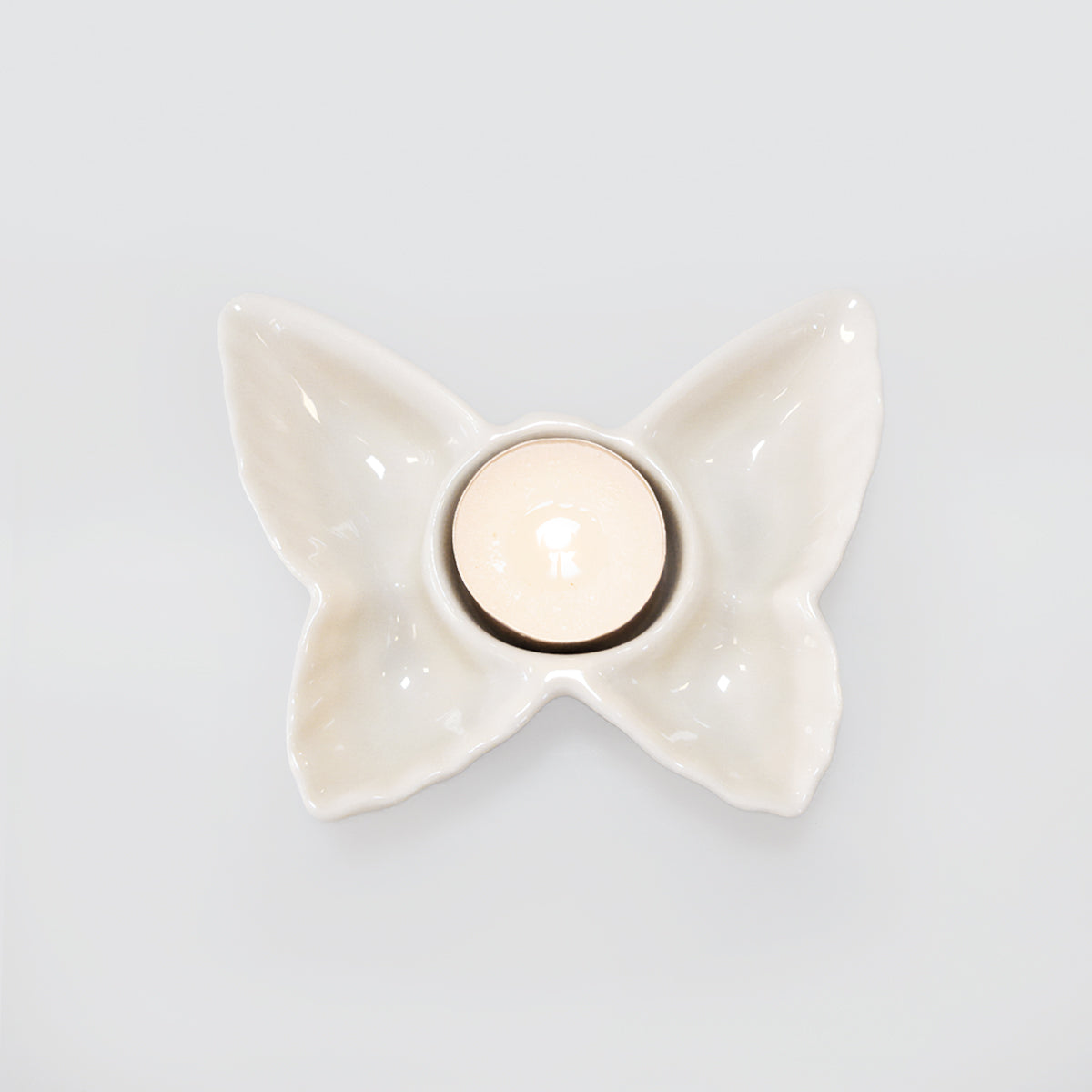Butterfly Ceramic Tealight Candleholder
