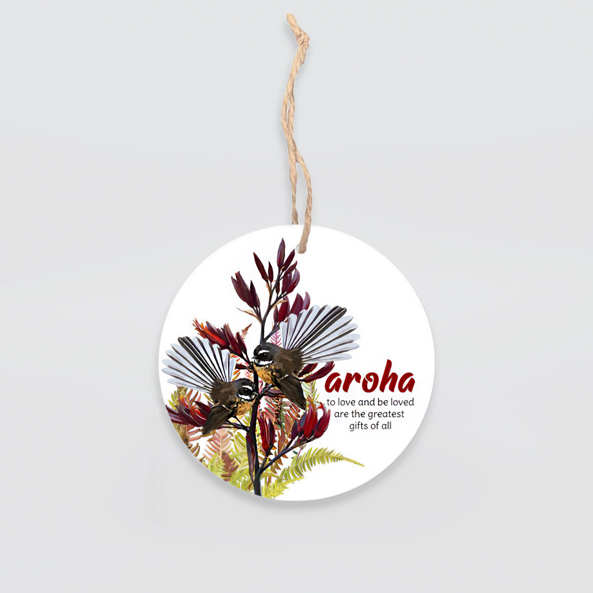 Hanging Discs - 'Aroha Fantails'
