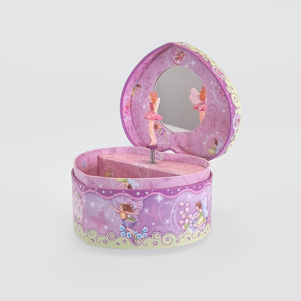 Heart Music Box - 'Fairy & Green Trim'