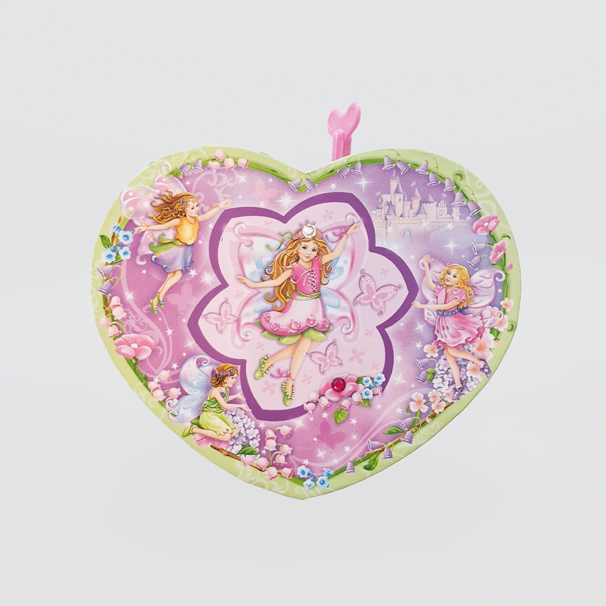 Heart Music Box - 'Fairy & Green Trim'