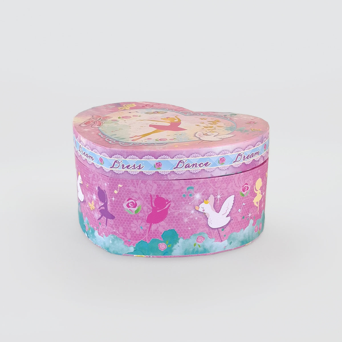 Heart Music Box - 'Pink Ballerina'