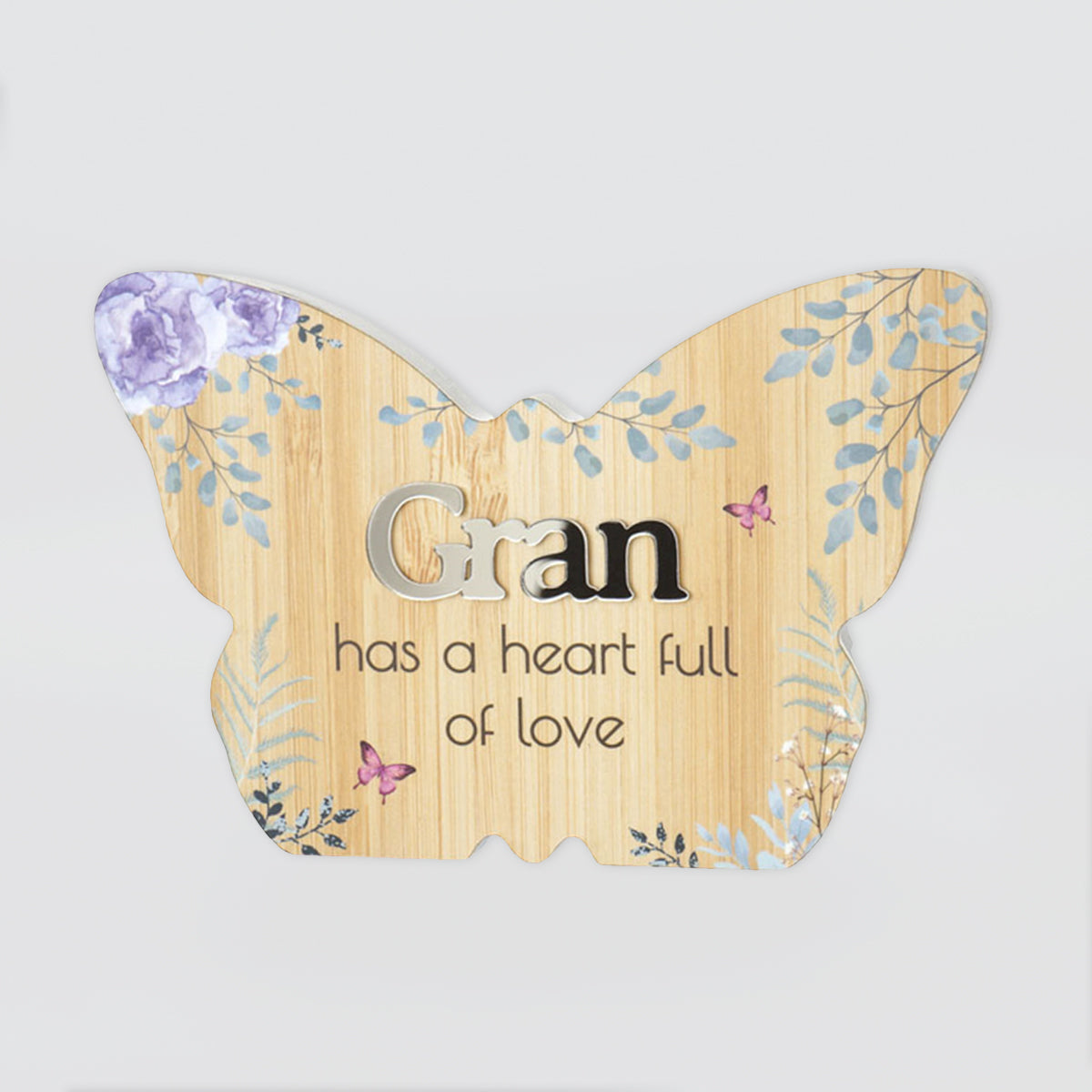 Spring Butterfly Plaque - 'Gran'
