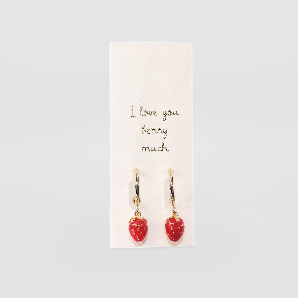 Lilly&Mae - Petite 'Strawberry' Stud Earrings