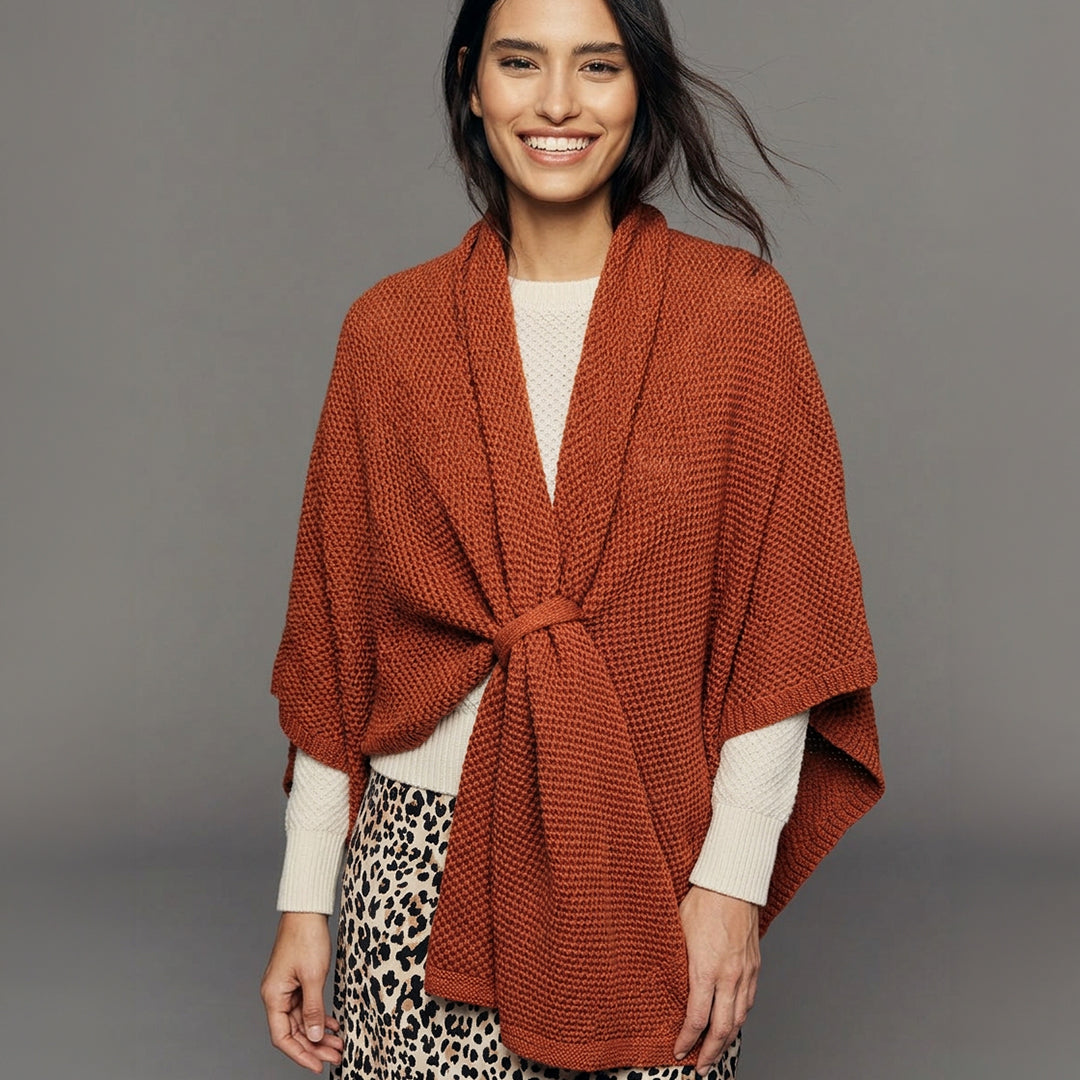 Tie Through Knitted Wraps