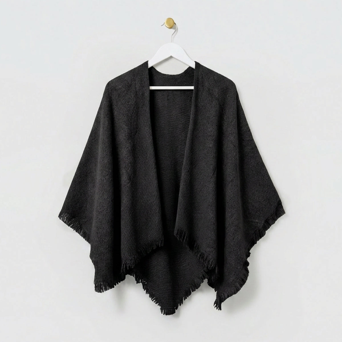 Plain Tri Ridged Winter Scarf