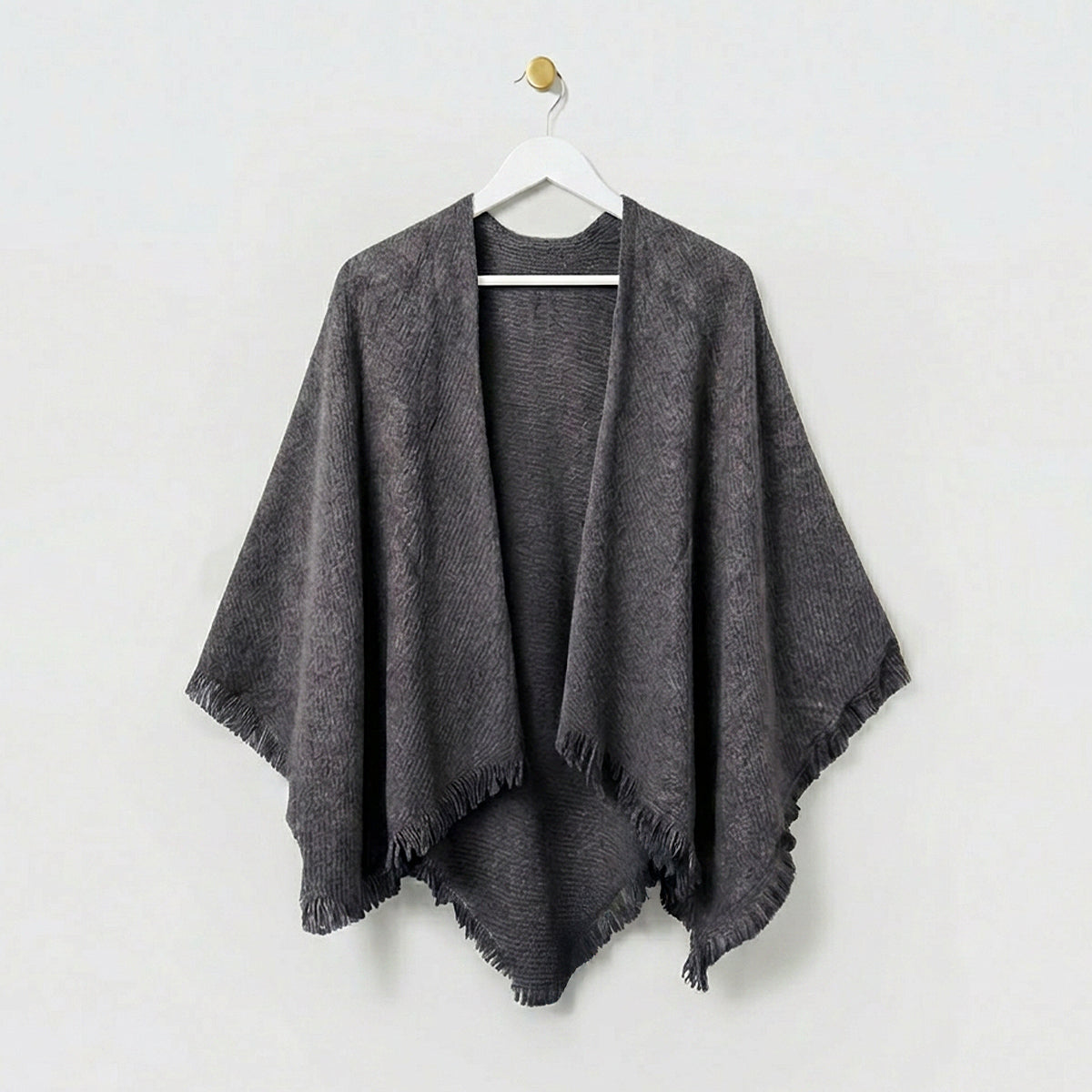 Plain Tri Ridged Winter Scarf