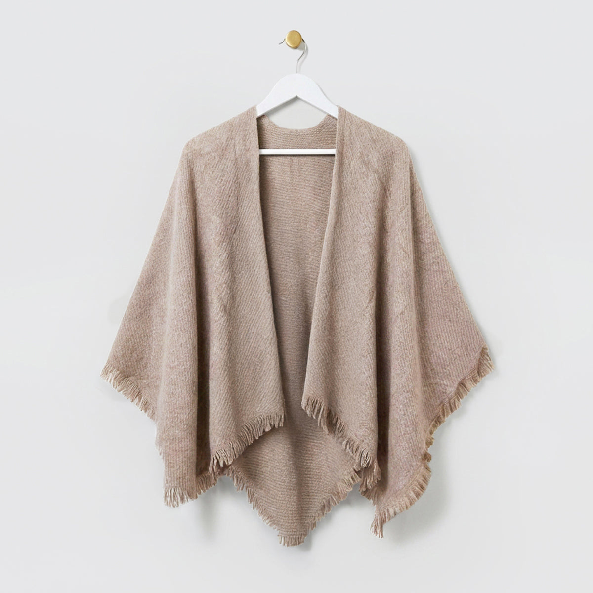 Plain Tri Ridged Winter Scarf