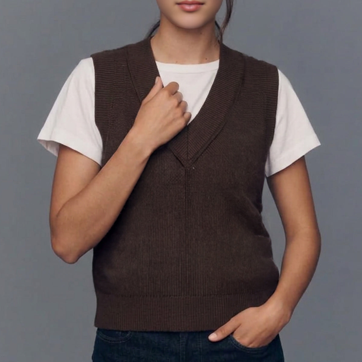 Knitted Sleeveless Vests
