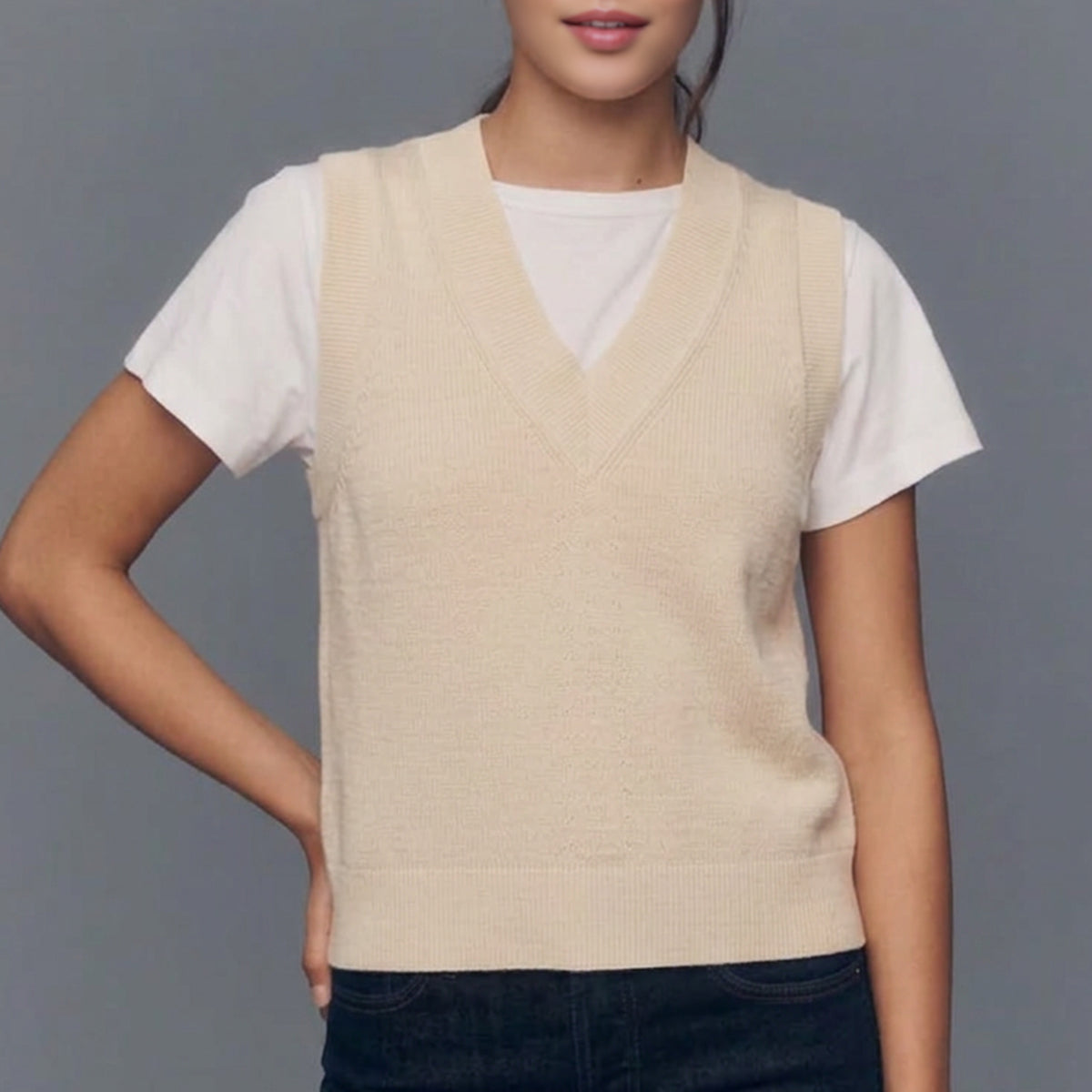 Knitted Sleeveless Vests