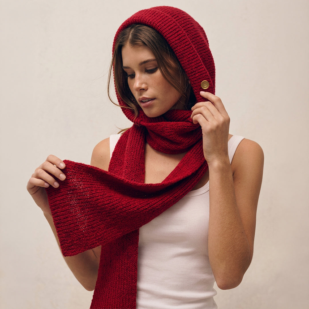 Mohair Hood Scarves