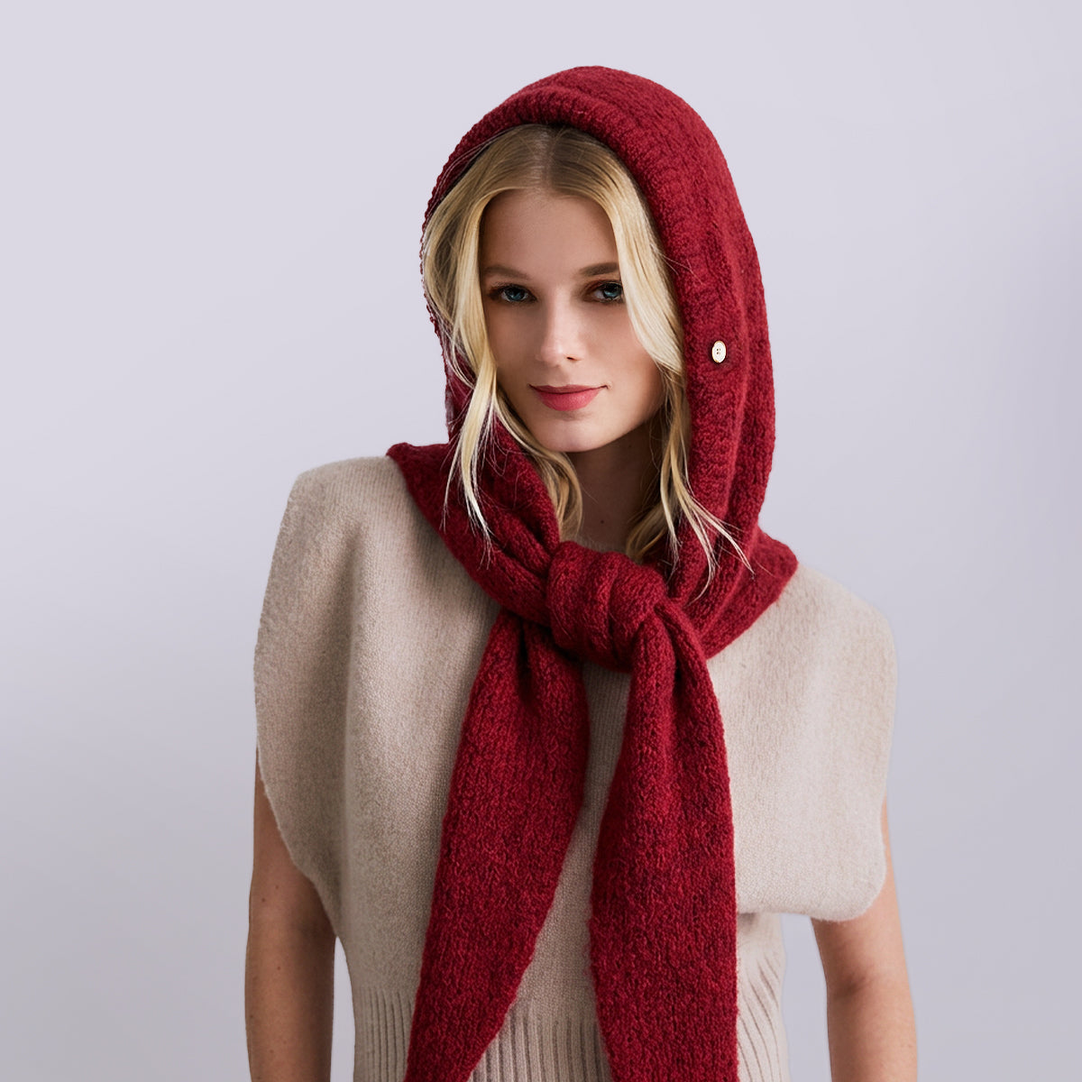 Mohair Hood Scarves