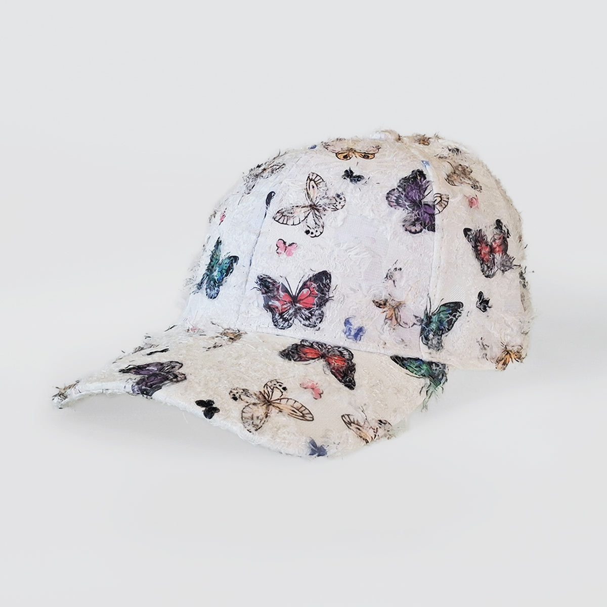 Frayed Style Butterfly Cap
