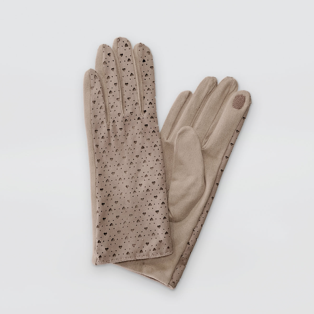 Heart Cutwork Gloves