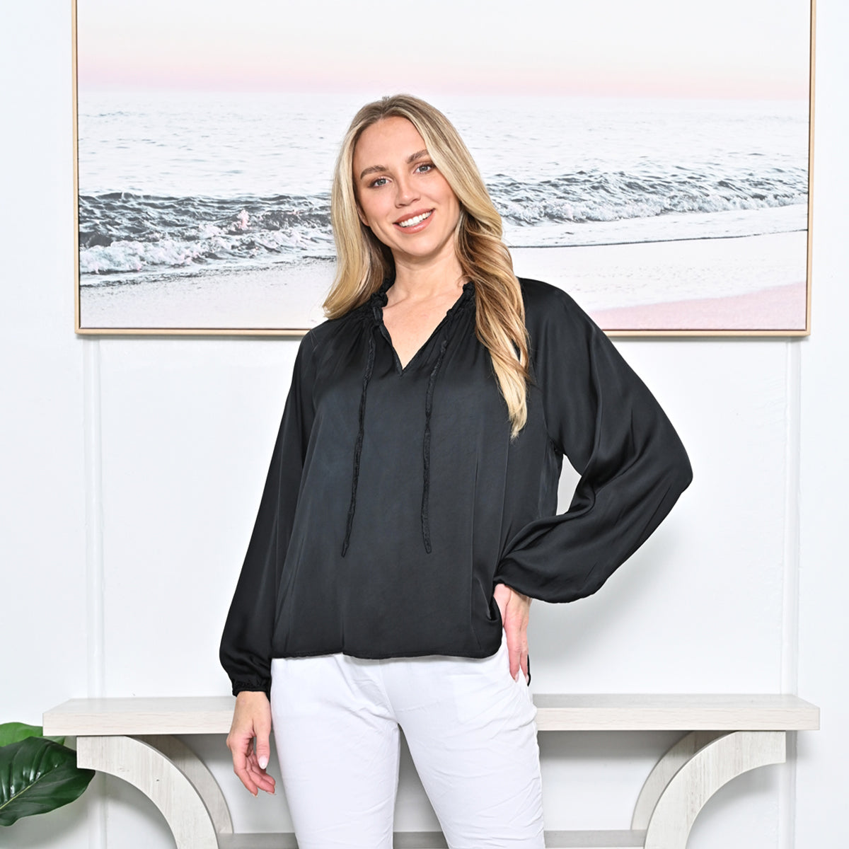 Soft Drawstring Tops