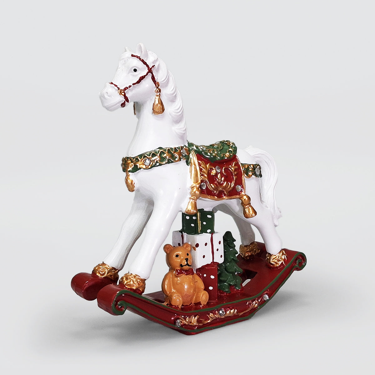 White Christmas Rocking Horses