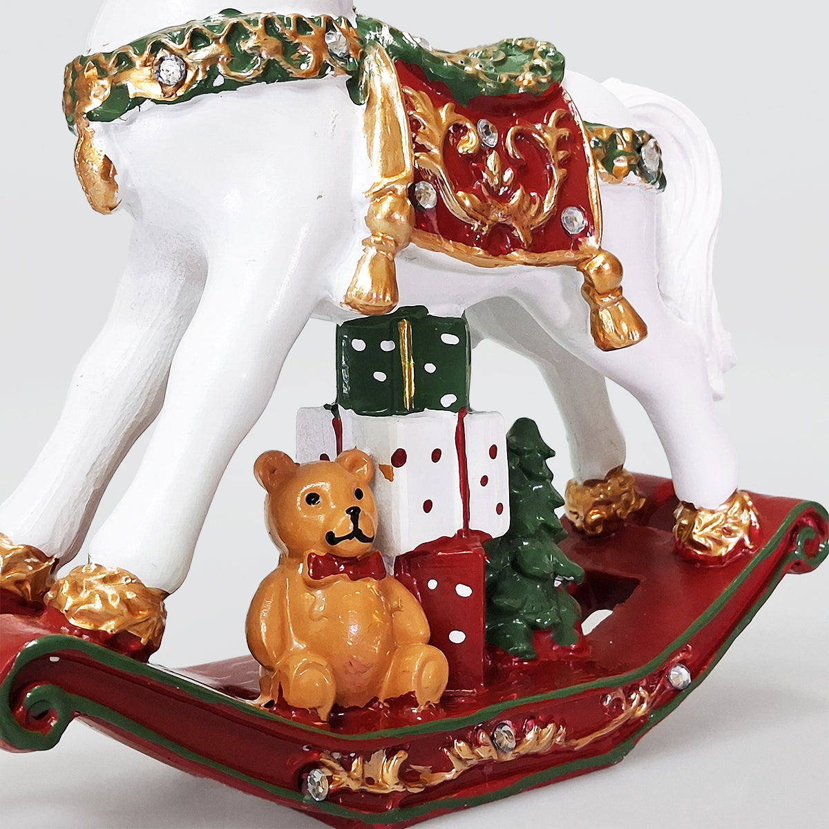 White Christmas Rocking Horses