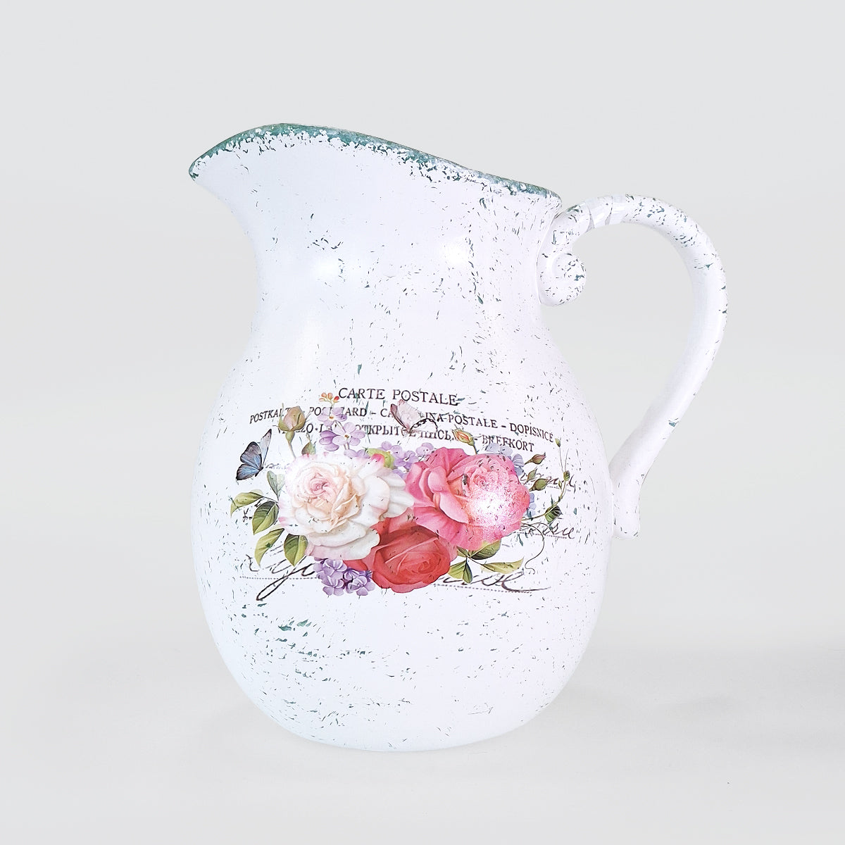 Curved Jug Planter - Roses