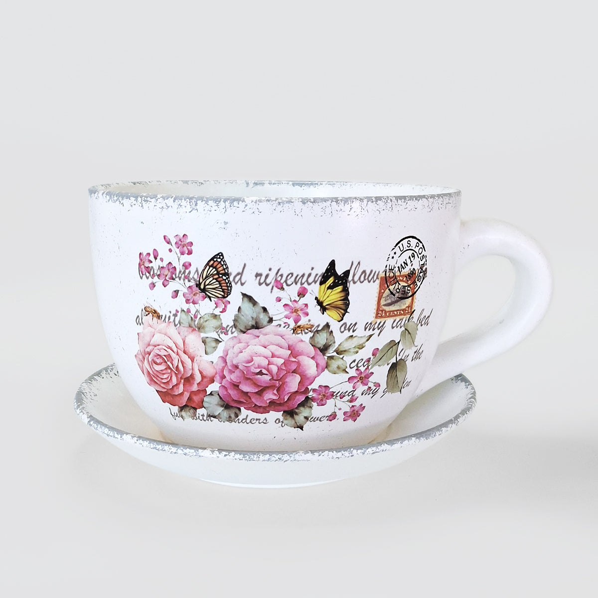 Tea Cup Planter -