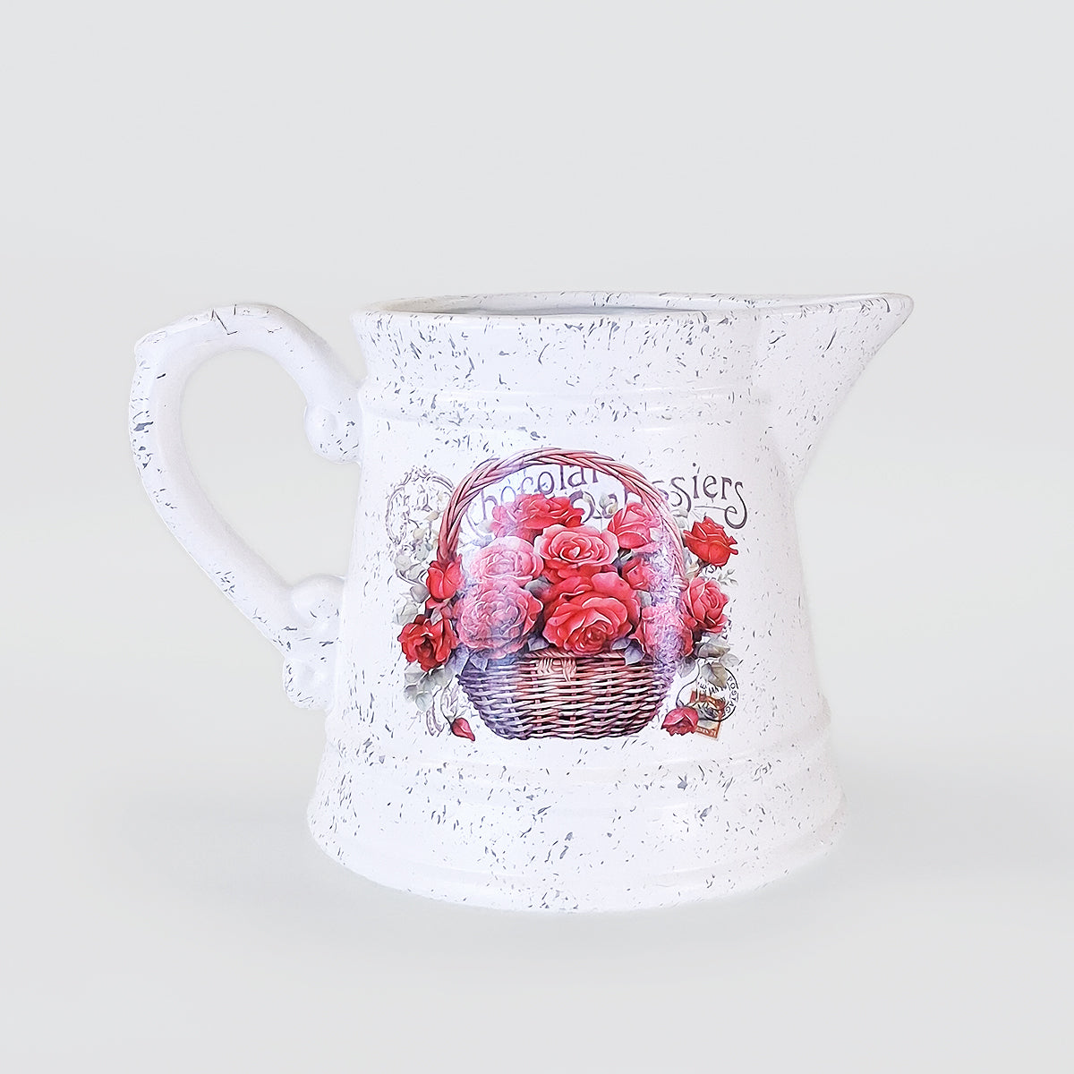 Tapered Jug Planter - Roses